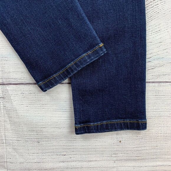 KanCan sz 5 / 26 Skinny Jeans Dark Wash 28.5" Inseam Stretch Distressed - Picture 7 of 10